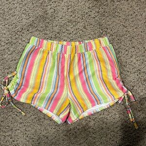 Colorful Striped Women's Shorts